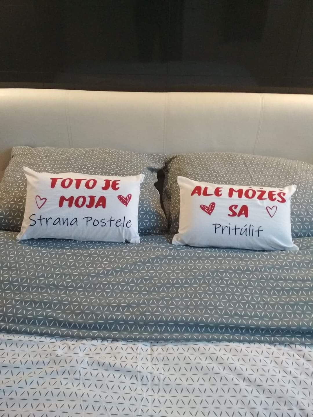 Vankúše s popisom Vankúše s popisom
